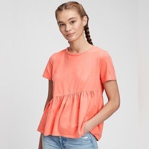 Gap Asymmetrical Peplum Hem Top - S